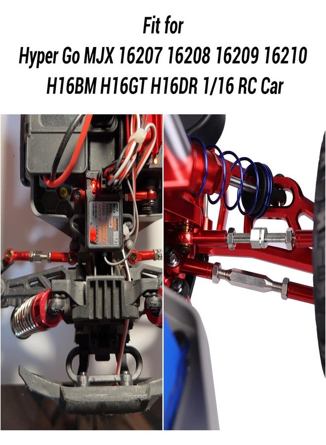 daitoku Metal Steering Rod Servo Linkages Turnbuckle for MJX Hyper Go H16BM H16GT H16DR 16207 16208 16209 16210 1/16 RC Car Upgrade Parts - Image 3